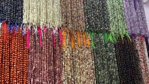 Chuỗi Đá Vụn Có Lỗ PAG Chuỗi Dây Đá Vụn Làm Vòng Tay Phong Thủy Làm Vòng Handmade