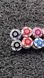 อุดกระจก Giorno+125 CNC ลายดาวทูโทน