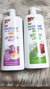 Sữa Tắm Hazeline Dưỡng Thể Thiên Nhiên Trắng Sáng Da – Dung tích 1kg – Hương Matcha Lựu Đỏ / Yến Mạch Dâu Tằm