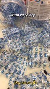 Combo 5 Núm cổ hẹp Agi size L - Núm ti thay bình cổ hẹp