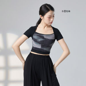 Classical Dance Costume Long Sleeves Tops Female Body Training Wear Tight Leotards Adult Teacher Modern Dance Clothes