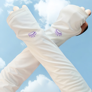 Summer Ice Silk Loose Sleeve Covers Womens Bicycle Riding Sun Protection Long Arm Guard Thin Model Driving Ice Sleeve