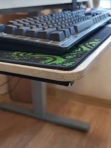 Punch-Free Adjustable Height Keyboard Tray Stand Desktop Extension Board Steel Wood 52/65/75CM For Laptop PC Notebook Slide Rail PH Local Stock