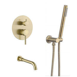 304 Stainless Steel Brushed Preburied Bathroom Shower Set
