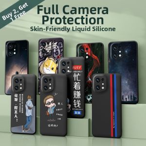 Pony | Anti-drop Full-coverage Silicone Phone Case for Find X5