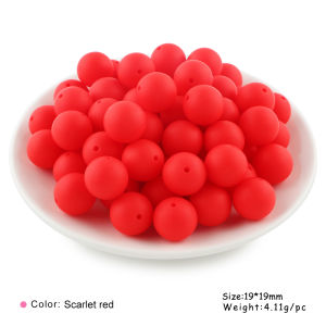 30/50pcs New 19mm Silicone round beads For Jewelry Making DIY Bracelet Necklace Keychain Pen Etc Handmade Accessories