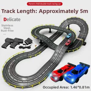Electric Remote Control Track Car for 8-10 Year Old Boys Large Dual Racing Track