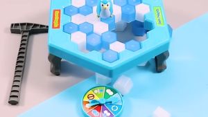 Save Penguin Penguin Trap Ice Breaker Game/Penguins Ice Cubes Boardgames For Parent Interaction Toddler Toys Gift