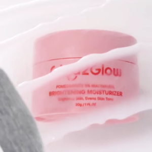 Glad2Glow Pomegranate Niacinamide Brightening Moisturizer 30g Facial Cream Fade Dark Spots Even Uneven Skin Tone Improve Dull Complexion Antioxidant Hydrating Daily Brightening Face Cream For All Skin Types