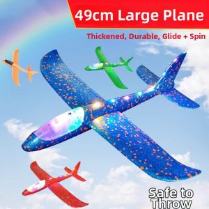 XIANGCAI | Glowing Hand-Thrown Glider Plane Childrens Outdoor Toy