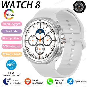 New Smart Watch 8 Classic 2025 NFC IP68 Waterproof Rotating Bezel 7/24 Health Monitor Bluetooth Call Sports Women Men Smartwatch