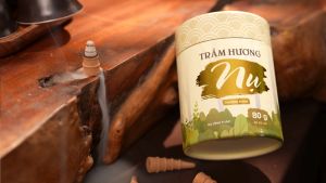 MUA 2 TẶNG 1 | Nhang Nụ Trầm Hương Thượng Hạng Mộc Lâm 80g Trầm Nụ Khói Ngược Xông Nhà