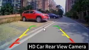 Replacement Rear View Camera with Special LED License Plate Lamp Designed for VW Models Like Santana Polo (3C) Tiguan Skoda