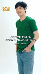 Crown Mens Premium Cotton Round Neck Shirt Collection Tshirt for men 2026 Color of the Year