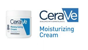 CeraVe Moisturizing Cream with Pump - Body and Face Moisturizer For Dry Skin 340g/454g