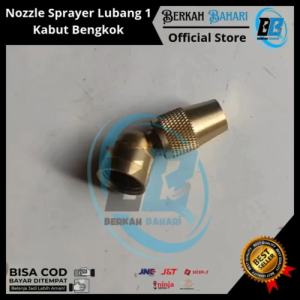 Nozzle Sprayer Lubang 1 Kabut Bengkok | Spuyer Kabut Embun 1 Lubang Sprayer Manual Elektrik KUNINGAN