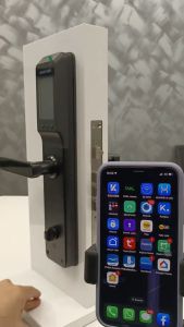 Novalock NVM 9201 Pro Smart Door Lock ( Door Viewer Doorbell Camera Fingerprint PIN Code Card Key Bluetooth Wi-Fi )