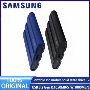 SAMSUNG  T7 portable ssd hard disk - IP65  Against Water/Dust 1TB/2TB/4TB/6TB/8TB/10TB Capacities USB-C 1050MB/s