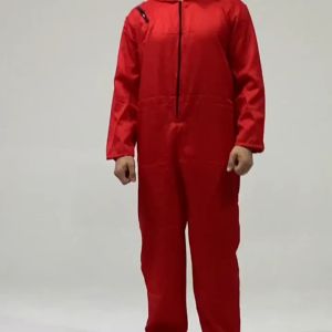 Halloween Cosplay Dali Costumes Clothes And Masks For Adult And Kid Money Heist Movie Role