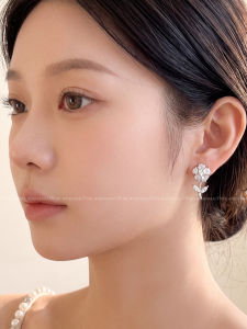 PINK EMPRESS | Luminous Hollow Rose Design Delicate Luxurious Earings