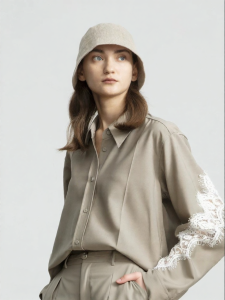Early Autumn Casual Linen Knitted Bucket Hat