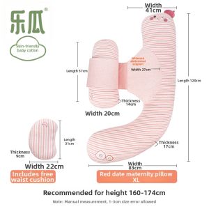 LEGUA | Pregnancy Pillow Side Sleep Support U-Shaped Waist and Belly Support