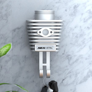 SEAMETAL Wall-mounted Key Hanger Hook Moto Cylinder Style Strong Adhesive Hook Holder Home Storage Organizer