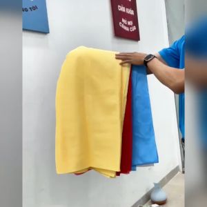 Khăn Trải Bàn Đẹp Khăn Bàn Vải Xốp màu vàng