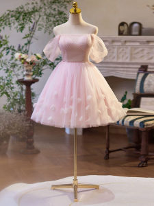 ชุดราตรีสั้นทรงเข้ารูปสำหรับงานวันเกิด ชุดราตรีสำหรับผู้หญิง ชุดราตรีสไตล์เกาหลี ชุดราตรีสั้น ชุดราตรีสุดเก๋สำหรับงานปาร์ตี้