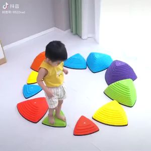 5Pcs Balance Stepping Stone Blocks for Kids Coordination Obstacle Training Early Education Toys