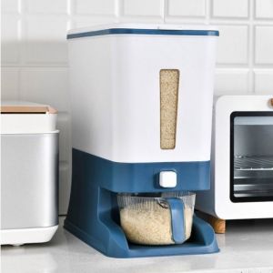 Thùng đựng gạo thông minh chứa đựng 10kg gạo kèm theo ca đong hàng Cao cấp việt nhật