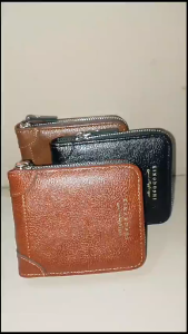 KINGDUSHI D5519 DOMPET UANG LIPAT TEBAL ZIPPER BAHAN LEMBUT DITANGAN PRODUK IMPOR