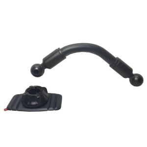 Car Dashboard Phone Holder Mount with Extended Rod Universal Dual Ball Head Base DIY Sticky Car Phone Stand 17mm Modern Style