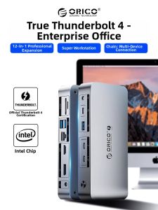 ORICO | Thunderbolt 4 Docking Station Multi-function Type-C Adapter Triple Screen Display
