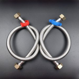 Toilet Water Heater Inlet Soft Connection Pipe Long Hot and Cold High Pressure Explosion-Proof Copper Cap Faucet 304 Stainless Steel Hose