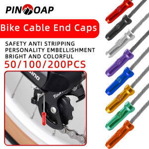 PINMOAP Bicycle Core Cap Variable Speed Brake Cable End Cover Aluminum Alloy Wire Core Cap And Wire Tail Cap For Mountain Bikes