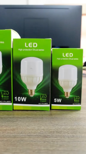 BÓNG ĐÈN LED Trụ Nhôm 60W 50W 40W 30W 20W 15W 10W 5W   ĐÚNG WATT ánh sáng trắng  BẢO HÀNH 1 NĂM