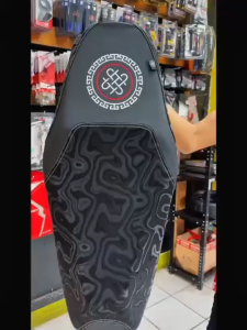 RAIDER J CROSSOVER  Indo Seat Cover 3d smoke design for motorcycle seat cover