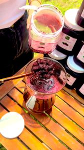 1kg Atiso Đỏ Ngâm Đường Phèn ( dạng lỏng có hoa ) Siro Syrup Đa