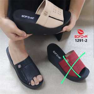 sendal import sofiya 1291- 2 anti slip karet ringan