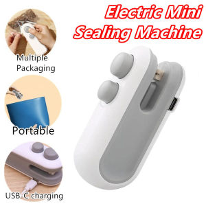 Small Food Bag Sealer USB Rechargeable Sealing Machine Sealer Machine for Plastic Bag Snacks Sealer