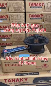 Bếp khè gas công nghiệp nhà hàng quán ăn Fujishi - Hàng chính hãng bảo hành 12 tháng.