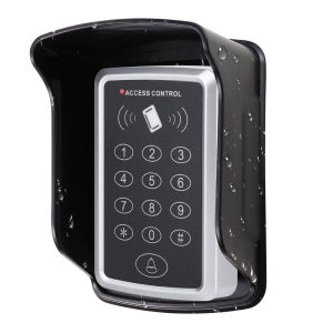 RFID Keypad Keyboard Access Control System 125Khz Waterproof Cover Outdoor Keyfobs Door Opener for Home Lock System