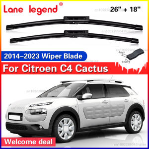 For Citroen C4 Cactus 2014 - 2023 Wiper Front Wiper Blades Windshield Windscreen Window Brushes Car Accessories 2021 2022 26"18"