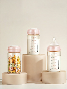 XIAOBAIXIONG | Baby Formula Glass Storage Bottle Heatable