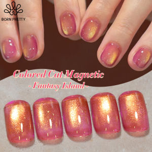 BORN PRETTY 10ml Fantasy Colored Cat Eye Gel Nail Art Polish Gelultra Shine Soak Off UV Gel Nail Art Varnish