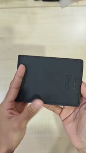 Kickers Genuine Leather Card Holder Small Flip Purse Mini Wallet Dompet Nipis 1KIC 87252