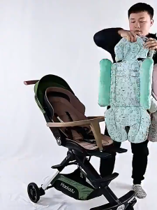 Baby Stroller Cushion Soft Shock Absorbing Breathable Body Support Pad for Infant Pushchair