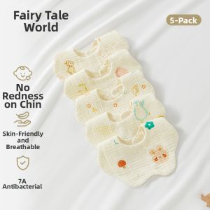 Usbettas | Waterproof Vomit-Resistant Pure Cotton Saliva Towel