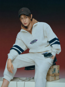 Champion | Half-Zip Fleece-Lined Stand Collar Jacket